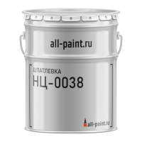 Шпатлевка НЦ-0038